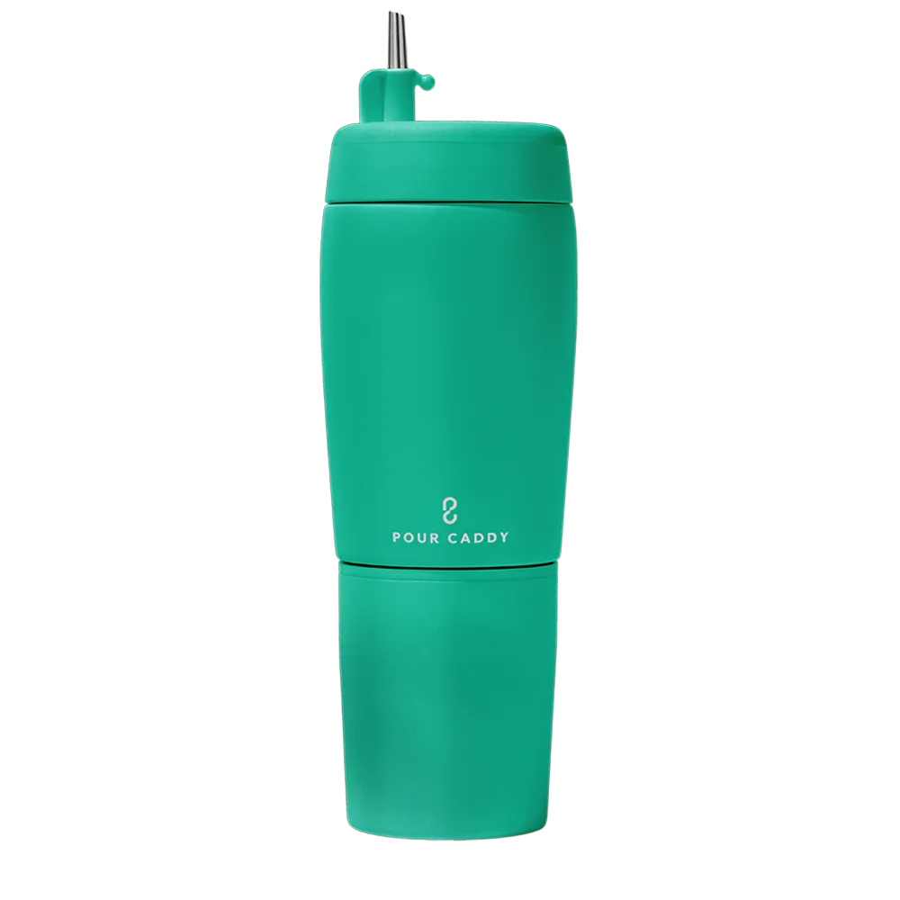 Pour Caddy 20 oz Stainless Flask Set