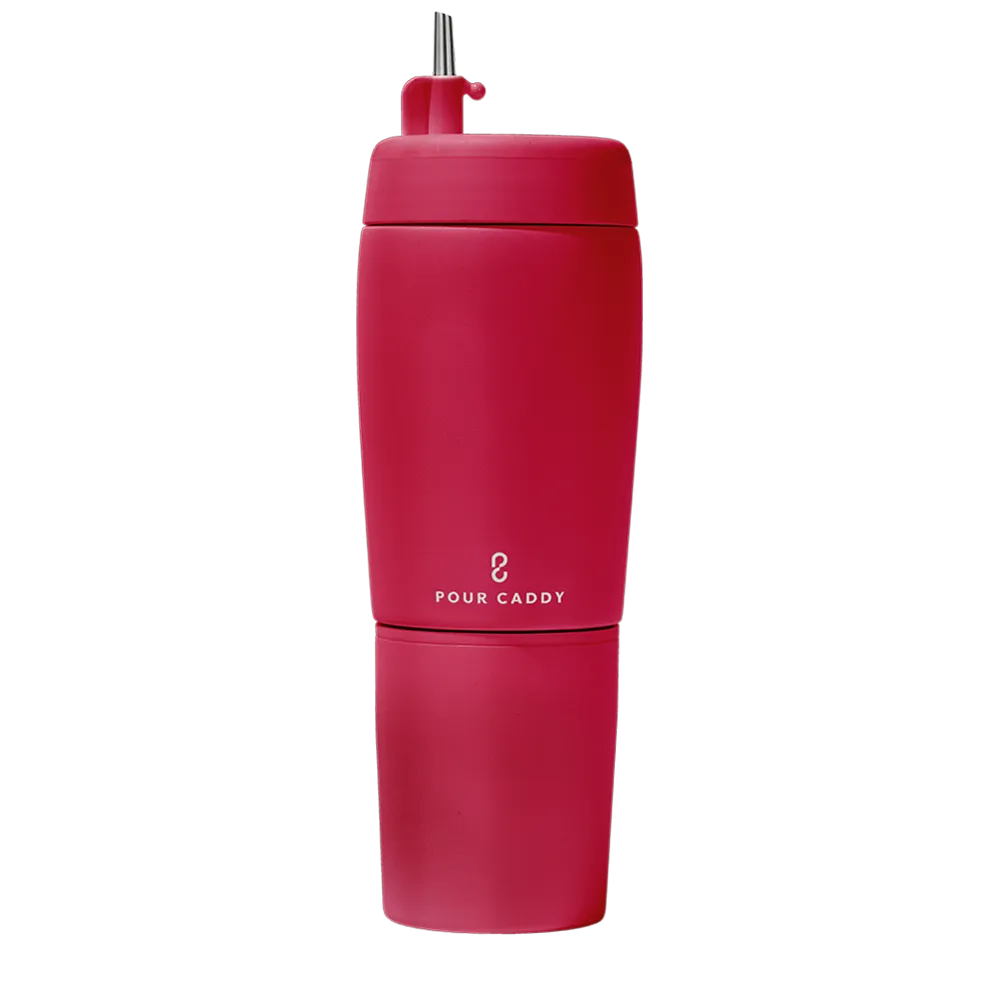 Pour Caddy 20 oz Stainless Flask Set