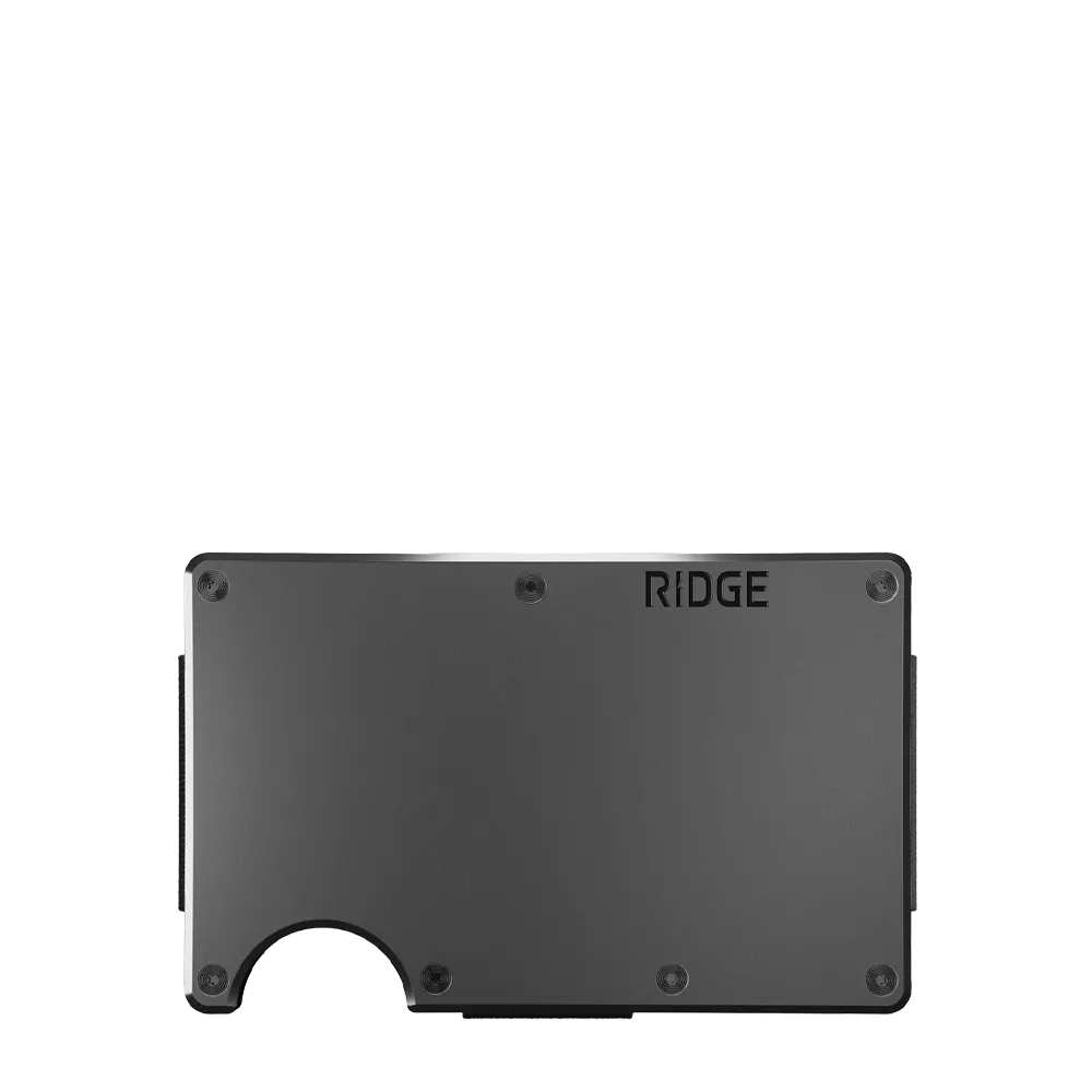 Ridge Aluminum Wallet 2.0 in gunmetal
