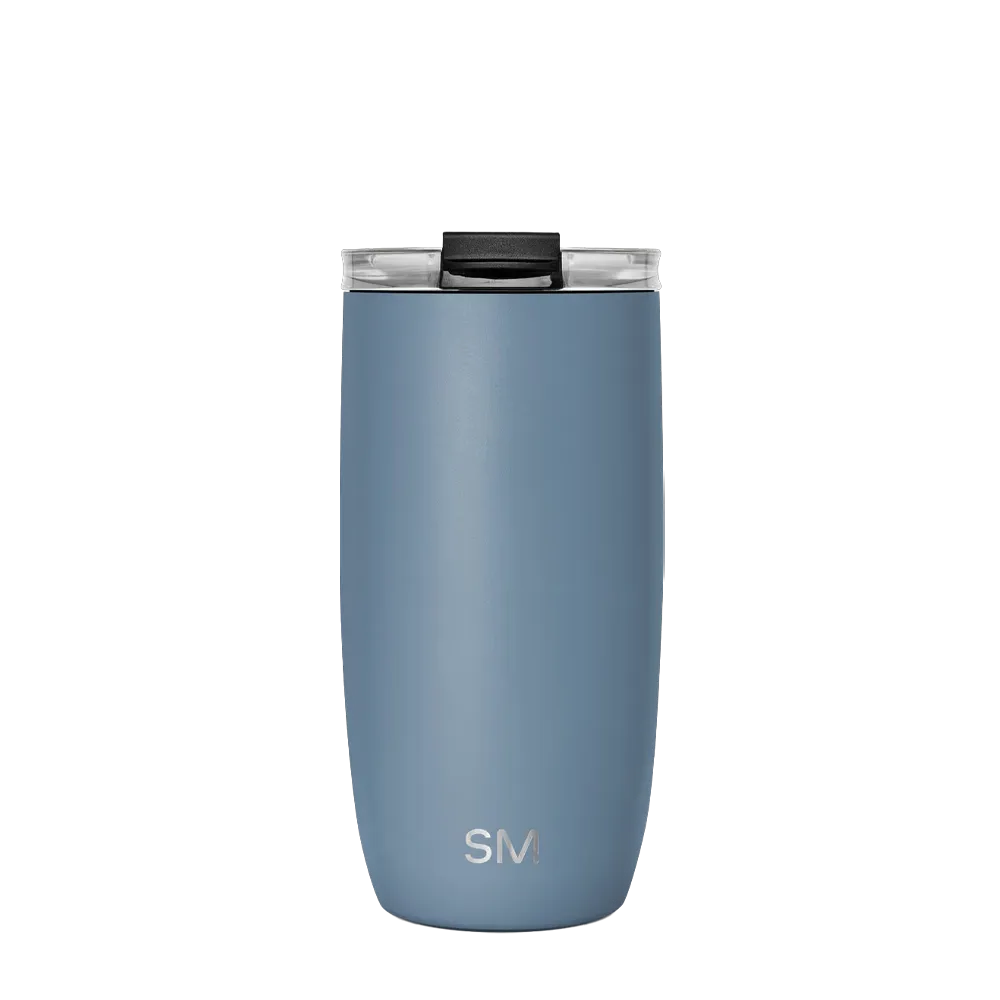 Simple Modern Voyager Tumbler with Clear Flip Lid and Straw 16 oz