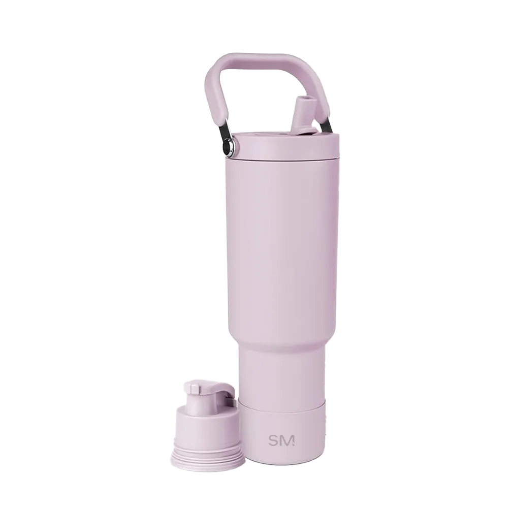Simple Modern 40 oz Trek Pivot Tumbler in lavender mist