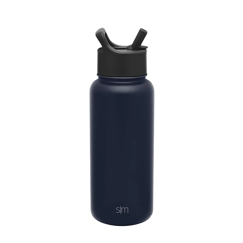 Simple Modern Plastic Summit Water Bottle 32oz Straw Lid