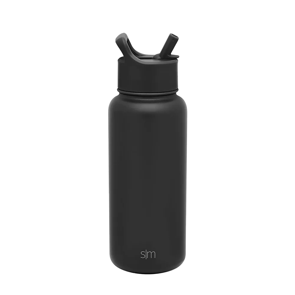 Simple Modern Plastic Summit Water Bottle 32oz Straw Lid