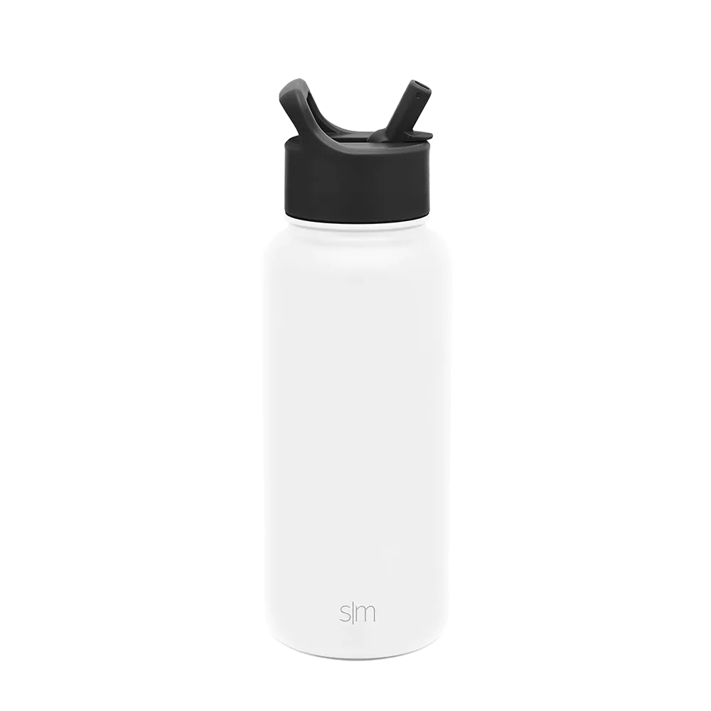 Simple Modern Plastic Summit Water Bottle 32oz Straw Lid