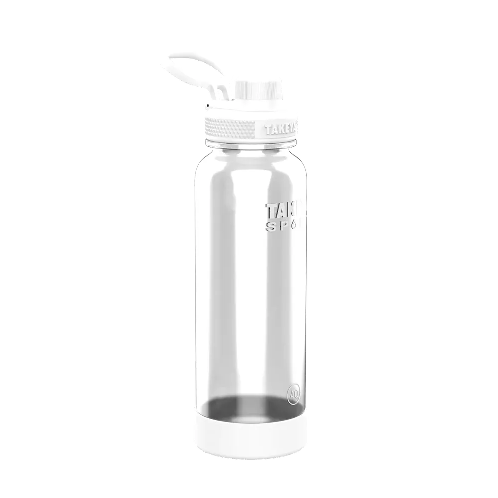 Takeya 40 oz Tritan Sport Water Bottle With Spout Lid