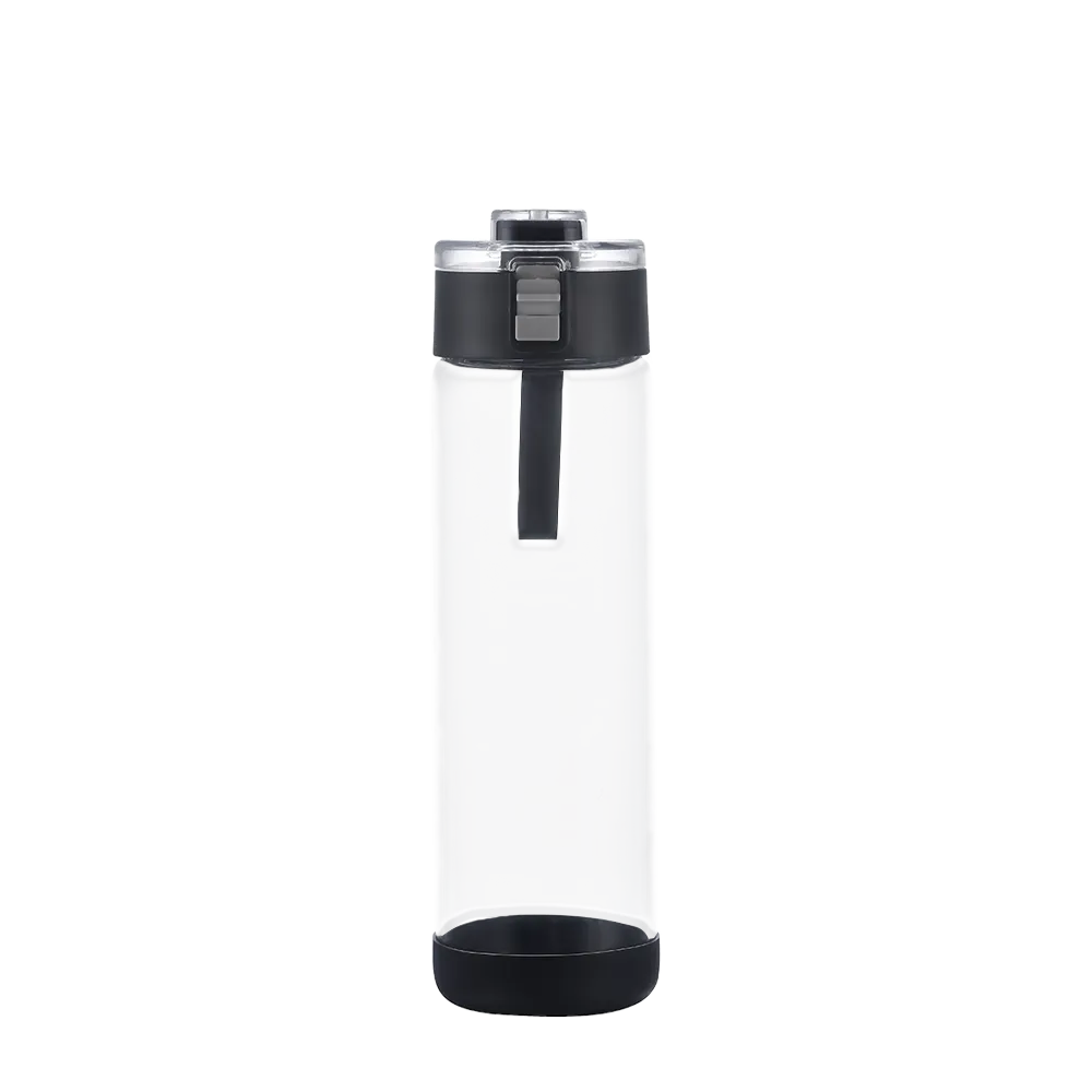 Slate 22 oz Glass Bottle with Spout Lid
