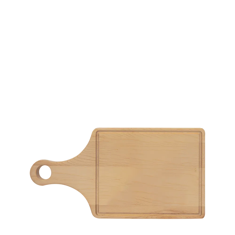 13 1/2" x 7" Cutting Board Paddle Shape with Drip Ring-Diamondback Branding-Diamondback Branding
