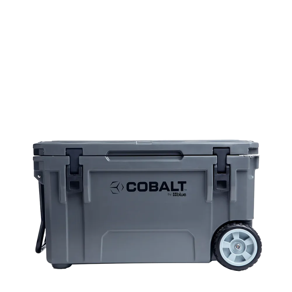 Blue Coolers 5 Day 55qt Cobalt Cooler with Wheels-Blue Coolers-Diamondback Branding