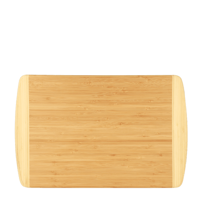 Unbranded 18 x 12 Two Tone Cutting Board - Bamboo