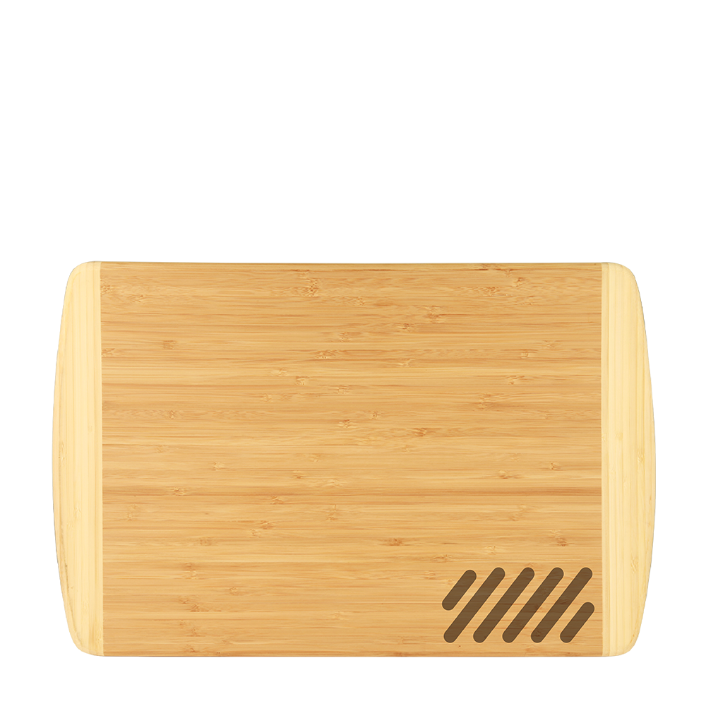 Unbranded 18 x 12 Two Tone Cutting Board - Bamboo