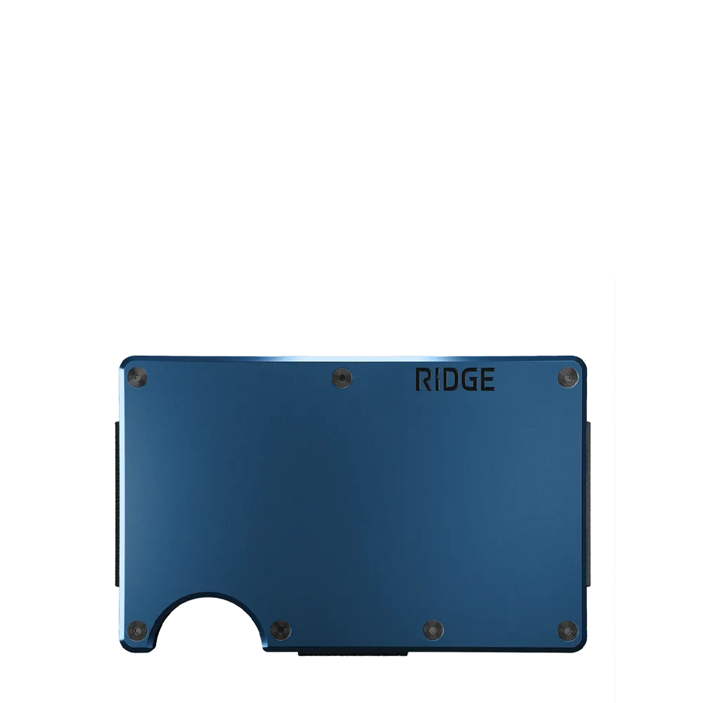 Ridge Aluminum Wallet 2.0 in Alpine Blue