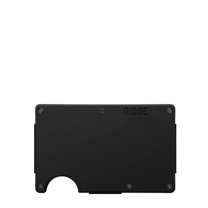 Ridge Aluminum Wallet 2.0 in Matte Black