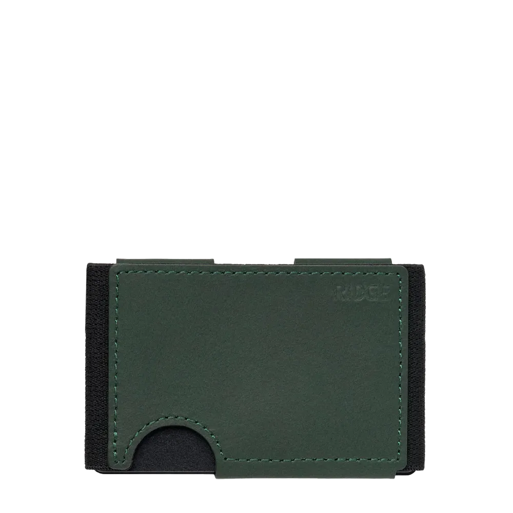 Ridge Biflex Wallet in Hunter Green