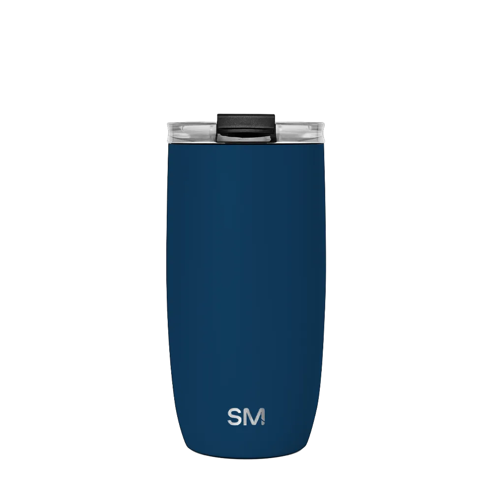Simple Modern Voyager Tumbler with Clear Flip Lid and Straw 16 oz