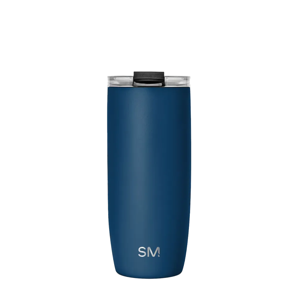 Simple Modern Voyager Tumbler with Clear Flip Lid and Straw 20 oz