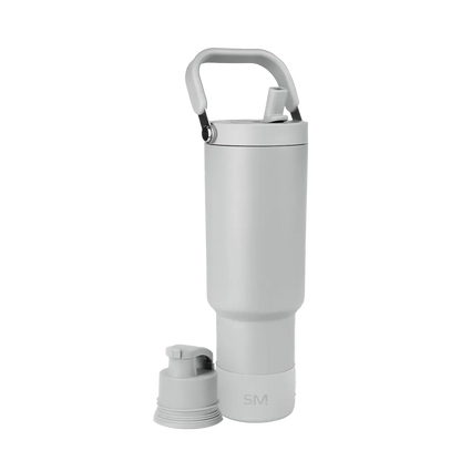 Simple Modern 40 oz Trek Pivot Tumbler in ice gray