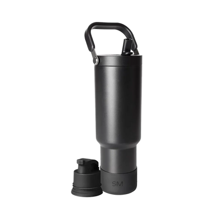 Simple Modern 40 oz Trek Pivot Tumbler in midnight black
