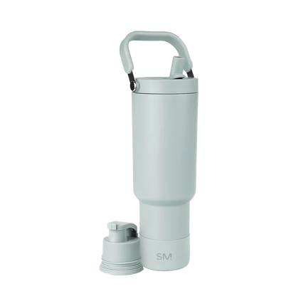 Simple Modern 40 oz Trek Pivot Tumbler in sea glass sage