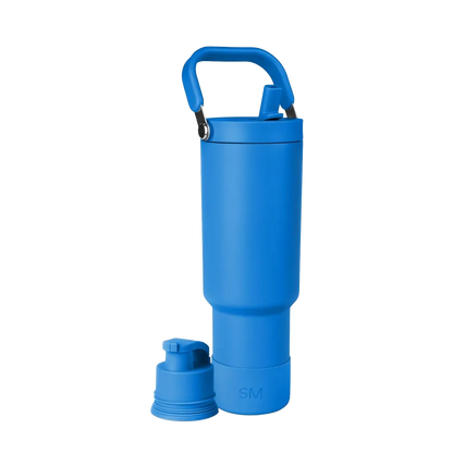 Simple Modern 40 oz Trek Pivot Tumbler in supersonic blue