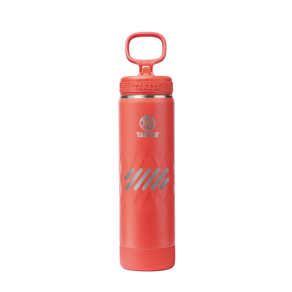 Takeya 22 oz Sport Water Bottle with Straw Lid