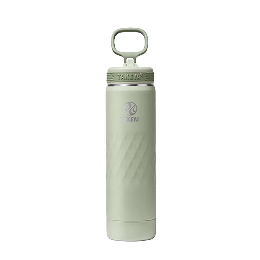 Takeya 22 oz Sport Water Bottle with Straw Lid