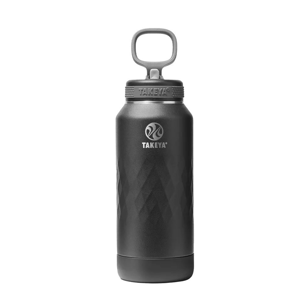 Takeya 32 oz Sport Water Bottle with Straw Lid