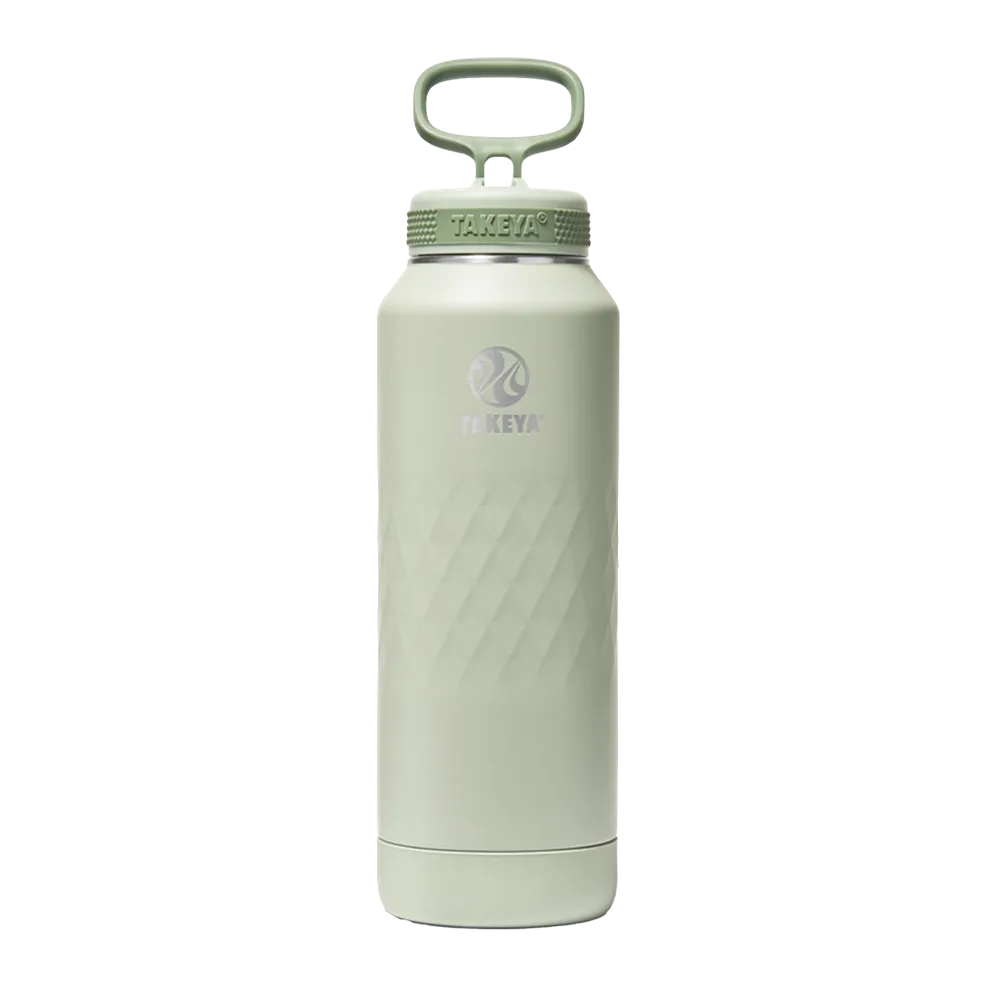 Takeya 40 oz Sport Water Bottle with Spout Lid