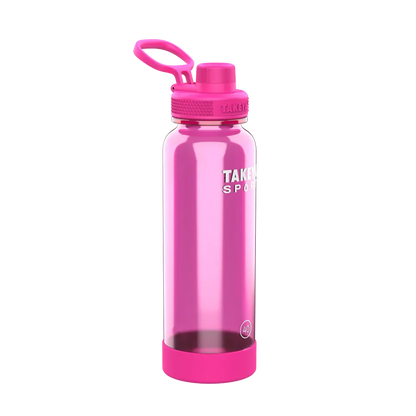 Takeya 40 oz Tritan Sport Water Bottle With Spout Lid