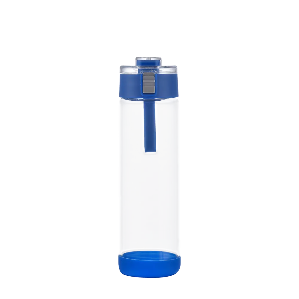 Slate 22 oz Glass Bottle with Spout Lid