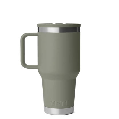 Yeti 30 oz Rambler Travel Mug with Color Match Straw Lid