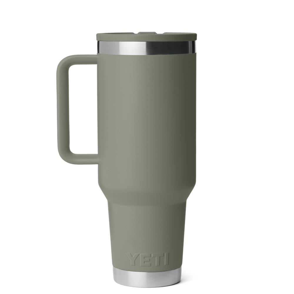 Yeti 40 oz Rambler Travel Mug with Color Match Straw Lid